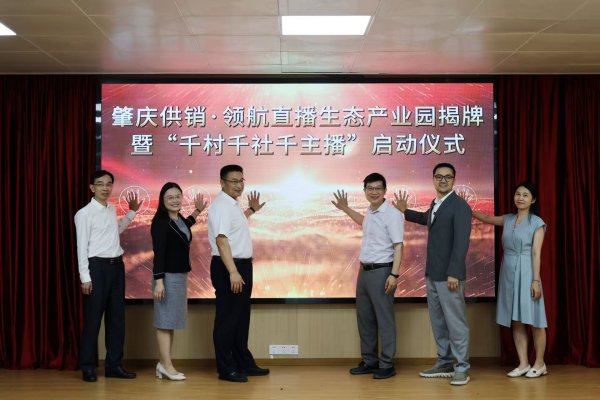 臻富配资 肇庆供销直播园揭牌，AI赋能“肇字号”农业品牌