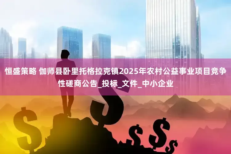 恒盛策略 伽师县卧里托格拉克镇2025年农村公益事业项目竞争性磋商公告_投标_文件_中小企业